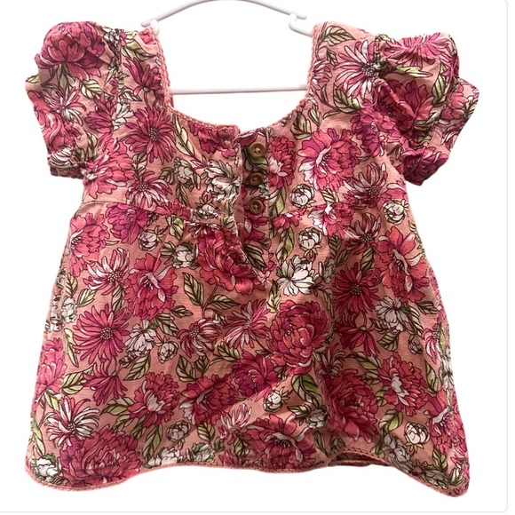 Tommy Bahama Little Girls 24M Floral Tropical Short Set Outfit Beach Summer - Picture 3 of 5